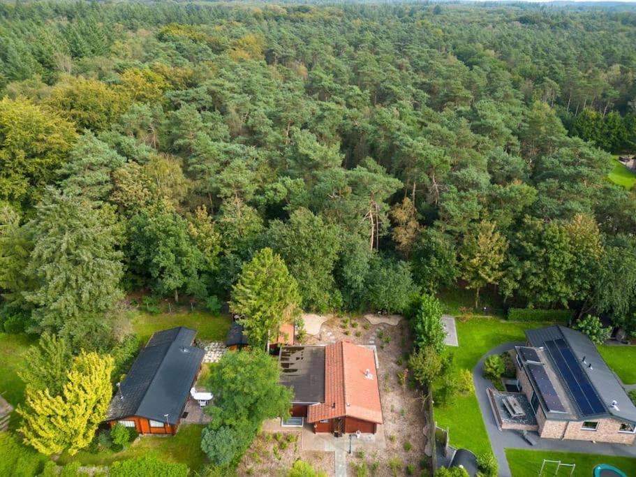Spacious Wooden Cottage With Infra-Red Sauna At Veluwe Putten Extérieur photo