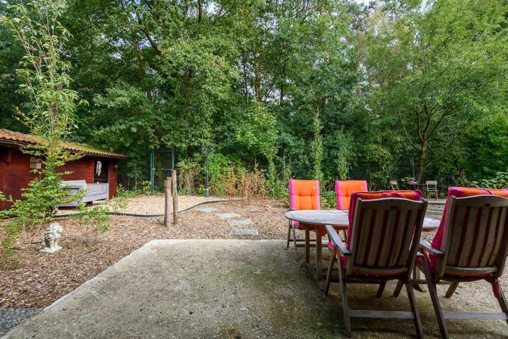 Spacious Wooden Cottage With Infra-Red Sauna At Veluwe Putten Extérieur photo